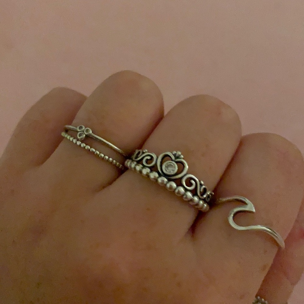 Pandora Princess Tiara Crown Ring